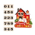 thumbnail image 1 of Christmas Calendrier de l'Avent Artisanat Calendrier en Bois pour Cheminée Extérieure, 1 of 9