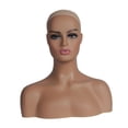 thumbnail image 2 of Cabeza de maniquí calva femenina Yuyangstore soporte de exhibición de pelucas, 2 of 8