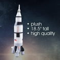 thumbnail image 3 of ArtCreativity Saturn Rocket Plush Spaceship Shuttle – Soft Stuffed Toy for Kids Ages 3+, Boys and Girls, Space Theme Character Gift, 3 of 7