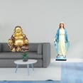 thumbnail image 2 of Escultura religiosa de Buda Maitreya con María sonriente, adorno de mesa Feng Shui para fiestas de aniversario, manualidades católicas, dormitorio y o, 2 of 8