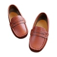 thumbnail image 4 of Willtoo Girl Boy's Dress Shoes Slip-On Penny Loafers Casual Back to School Style for Toddler/Little Kid/Big Kid, 4 of 5