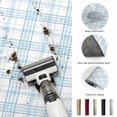 thumbnail image 6 of Light Blue White Checkered 8x10ft Non Slip Area Rug Modern Minimalist Watercolor Country Farm Washable&nbsp;Soft Area Rugs for Living Room, Indoor&nbsp;Circle Carpet for Bedroom Dining Room Kitchen, 6 of 9