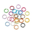 thumbnail image 2 of 1box 7224pcs 24 colors Aluminum Open Jump Rings Round Ring Mixed color 20 Gauge 6x0.8mm Inner Diameter: 5mm about 301pcs/color, 2 of 5