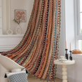 thumbnail image 1 of Cortinas Erbnaryx Boho, geométricas, semiopacas, 213 x 213 cm, color rojo, 1 of 7