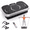 Silver, variant on LAZY BUDDY Vibration Plate Exercise Machine, Whole Body Vibrating Platform with Remote Control, Resistance Bands, LED Display & Magnetic Acupressure