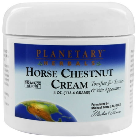 Planetary Herbals - Horse Chestnut Cream - 4 oz. (Best Horse Chestnut Cream)