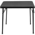 thumbnail image 4 of WYDK Kids Foldable Table, Folding Tables for Indoor and Outdoor Use,Square Card Table, Collapsible Design, Lightweight and Durable, Fold Up Tables, Ideal for Camping, Dining, Picnic,Black, 4 of 9