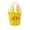 Yellow, variant on Non-Woven Easter Bunny Candy Bucket, Tote Storage Basket for Egg Hunts, Party Favors & Home Decor