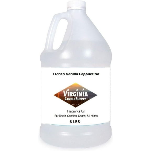 French Vanilla Cappuccino 8lb Bottle for Candle Making, Soap Making, Tart Making, Room Sprays, Lotions, Car Fresheners, Slime, Bath Bombs, Warmers