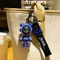 thumbnail image 3 of Keychain Key Chain Eye-catching Cartoon Fade-resistant Multiple Use Unfading Bag Decor Easy-carrying Cute Astronaut Bear Doll Keyring Bag Accessory, 3 of 6