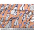 thumbnail image 2 of Soimoi Polyester Crepe Fabric Women & Camera Fashion Fabric Prints by Yard 52 Inch Wide, 2 of 3