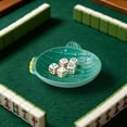 thumbnail image 5 of Mahjong Dice Dish,Ceramic Jewelry Dish,Dice & Chip Tray for Game Night,Small Accessory Holder for Coins, Markers,Jewelry,Desk,or Tabletop Organizer, 5 of 6