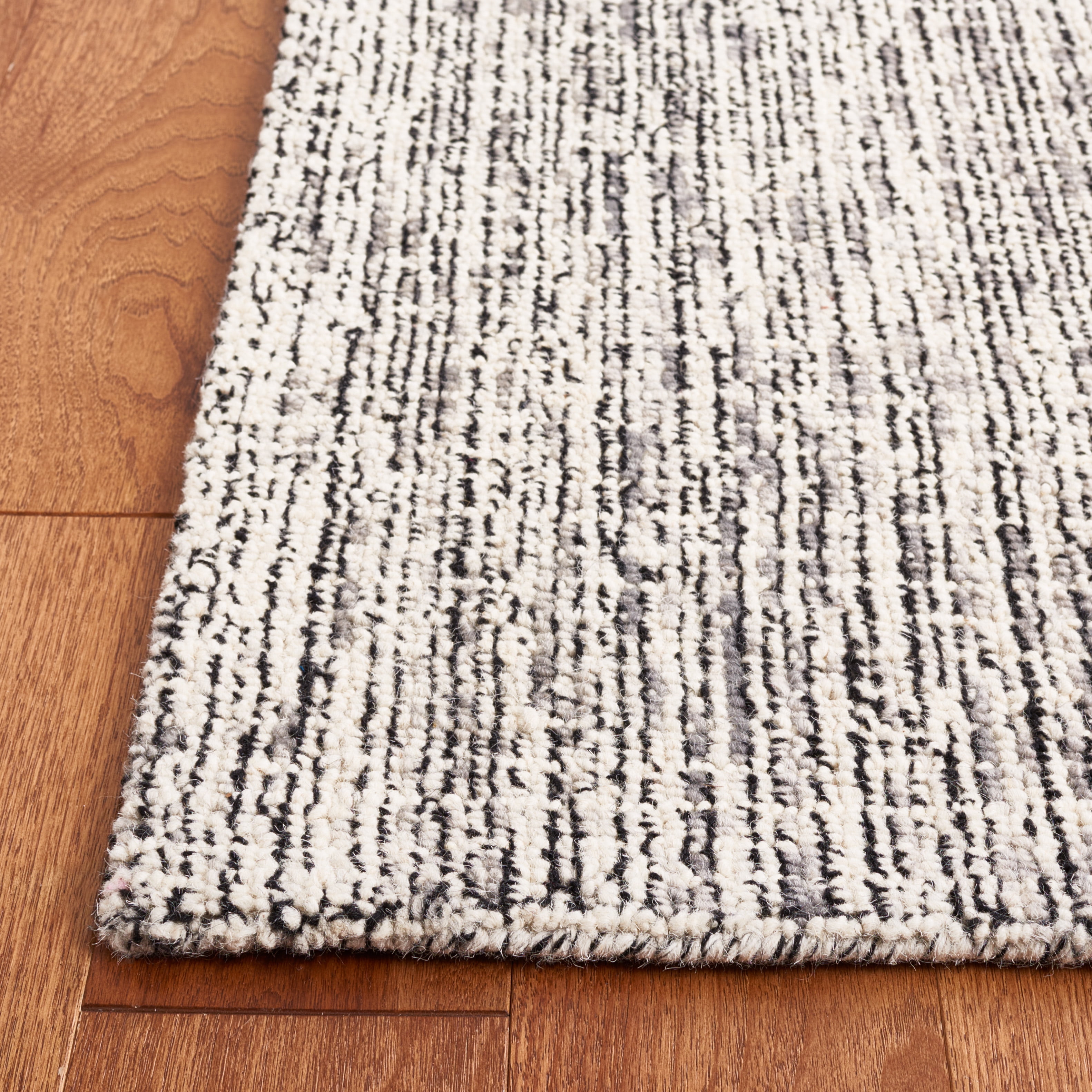 SAFAVIEH Abstract Salem Striped Area Rug, Black/Gray, 8' x 10'