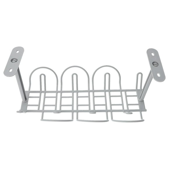 2 Sets Under Desk Cord Racks Under Desk Cable Racks Cable Storage Racks
