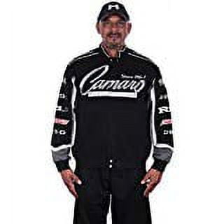 JH Design Men's Chevy Camaro Cotton Twill Jacket a Snap-Up Jacket for Men