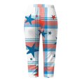 thumbnail image 5 of Pimfylm Womens Leggings for Women Tall Ladies' Fourth of July Printed Sports Leggings Yoga Pants Straight Leg Yoga Pant(Blue,XL), 5 of 5
