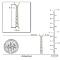 thumbnail image 5 of Dazzlingrock Collection Round White Diamond 7 Stone Illusion Set Life Journey Pendant with 18 inch Gold Chain for Women (0.10 ctw, Color I-J, Clarity I1-I2) in 18K Yellow Gold, 5 of 6