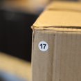 thumbnail image 3 of Circle Dot Number 17 Stickers | 0.75" Inch Round | 500 Pack, 3 of 3