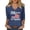 #06 Blue, variant on 250 Years Of Freedom T-Shirts for Women Patriotic 3/4 Sleeve American Flag Print V-Neck Soft Tops Vintage Comfy Classic Fit Spring Summer Tees,XL,#06 White