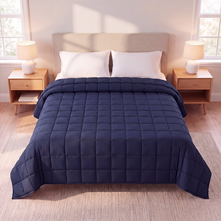 Concetta Weighted Blanket, Queen 60x80 20lb Blue photo 2