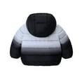 thumbnail image 6 of SGMVNU Winter Coats for Boys and Girls Gradient Color Zipper Puffer Jacket Cute Down Coats Packable Outerwear with Pockets for Kids(Size 2-3 Years, Black), 6 of 6