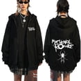 thumbnail image 3 of Sudadera con capucha de Rock Band My Chemical Romance Mcr Dead para hombre, sudadera con cremallera negra, Punk Emo, abrigos Vintage de moda, 3 of 5