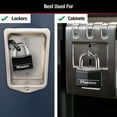 thumbnail image 3 of Master Lock 1-9/16 in Covered Aluminum Padlock with Key, 7/8 in Shackle, 2 Pack, 3 of 9