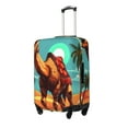 thumbnail image 2 of Bingfone Cool Camel Oasis Vibes Luggage Cover Washable Suitcase Cover Protector Anti-scratch Suitcase cover Fits 18-32 Inch Luggage (No luggage included), 2 of 8