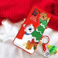 thumbnail image 1 of Christmas Reindeer Santa Claus Key Chain Case For iPhone 15 Pro Max 15 Pro For iPhone 15 Plus Hat Tree Snowman Tpu Cover, 1 of 5