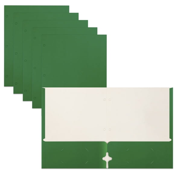 Portfolio Folders Better Office Products, paquete de 50 unidades, color verde