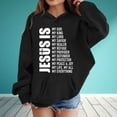 thumbnail image 3 of MUXiin Faith Over Fear Hoodie Little Kids Christian Graphic Cute Hoodies Christian Religious Sayings Pullover Sweater, 3 of 3