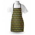 thumbnail image 3 of Flower Apron Yellow Chrysanthemum Blossoms on Dark Backdrop Natural Ornament, Unisex Kitchen Bib Apron with Adjustable Neck for Cooking Baking Gardening, Charcoal Grey Orange Yellow, by Ambesonne, 3 of 3