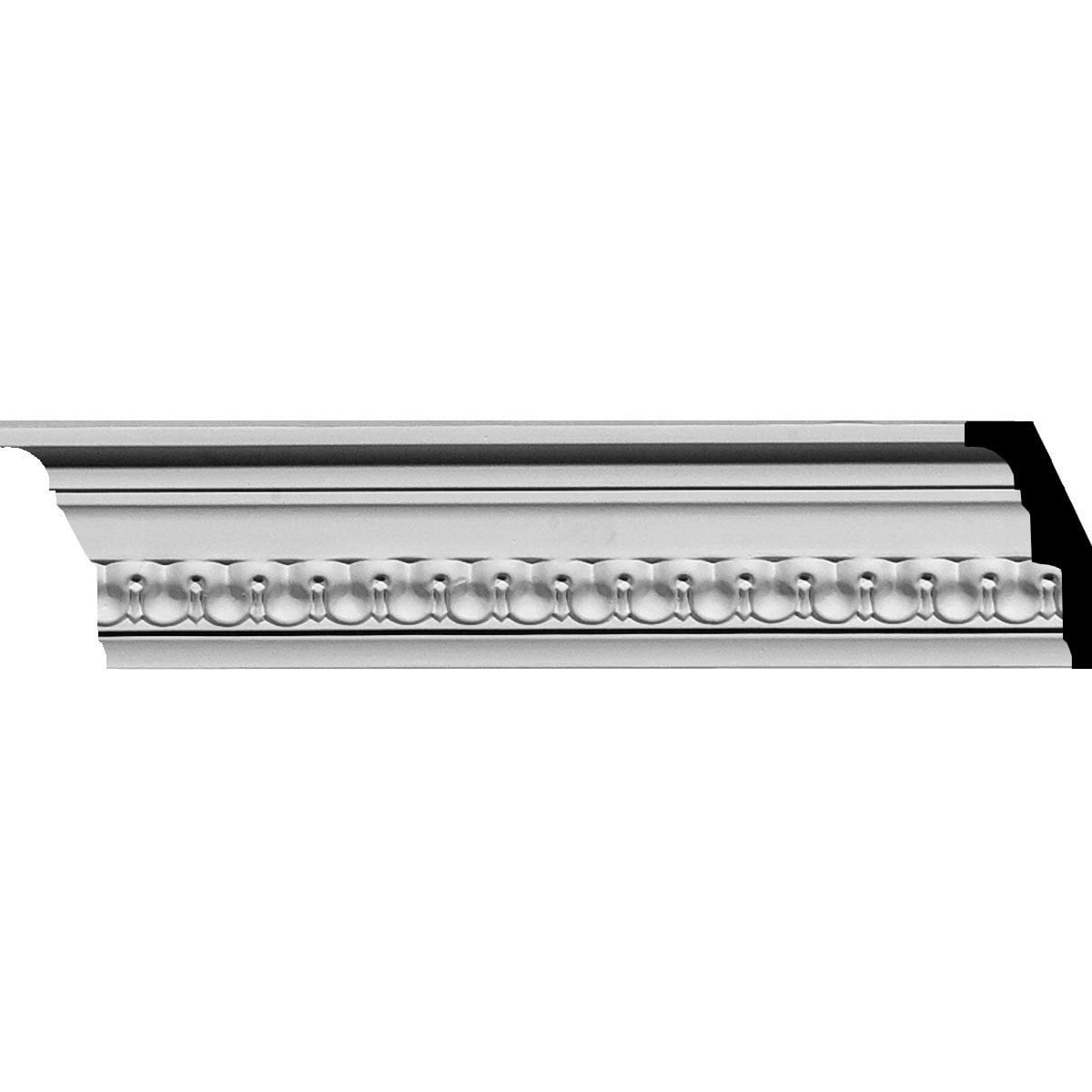 3 1/8'H x 1 1/2'P x 3 1/2'F x 94 1/2'L Raynor Crown Moulding