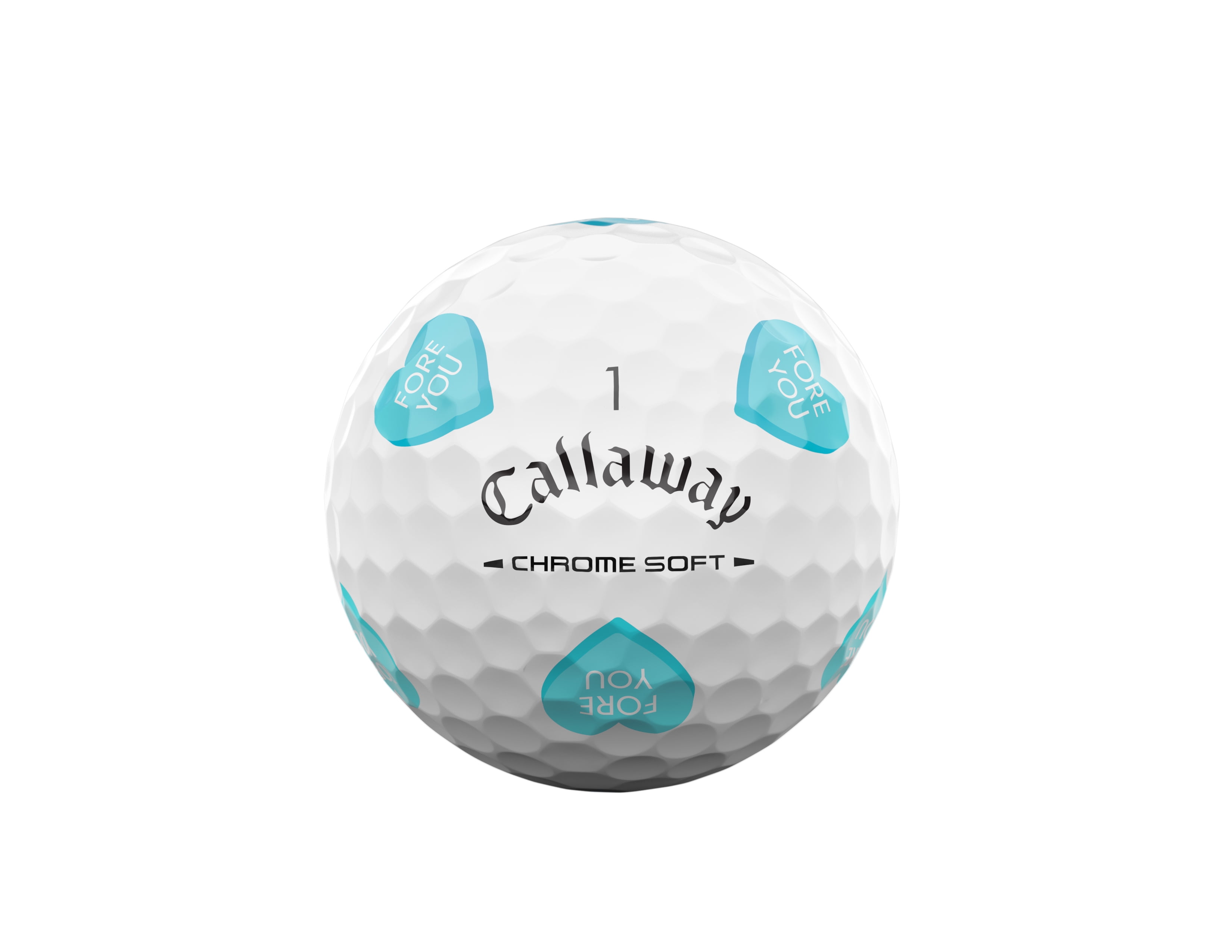 (2 pack) Callaway Golf Chrome Soft 26 - Truvis Golf Hearts 12 ball pk