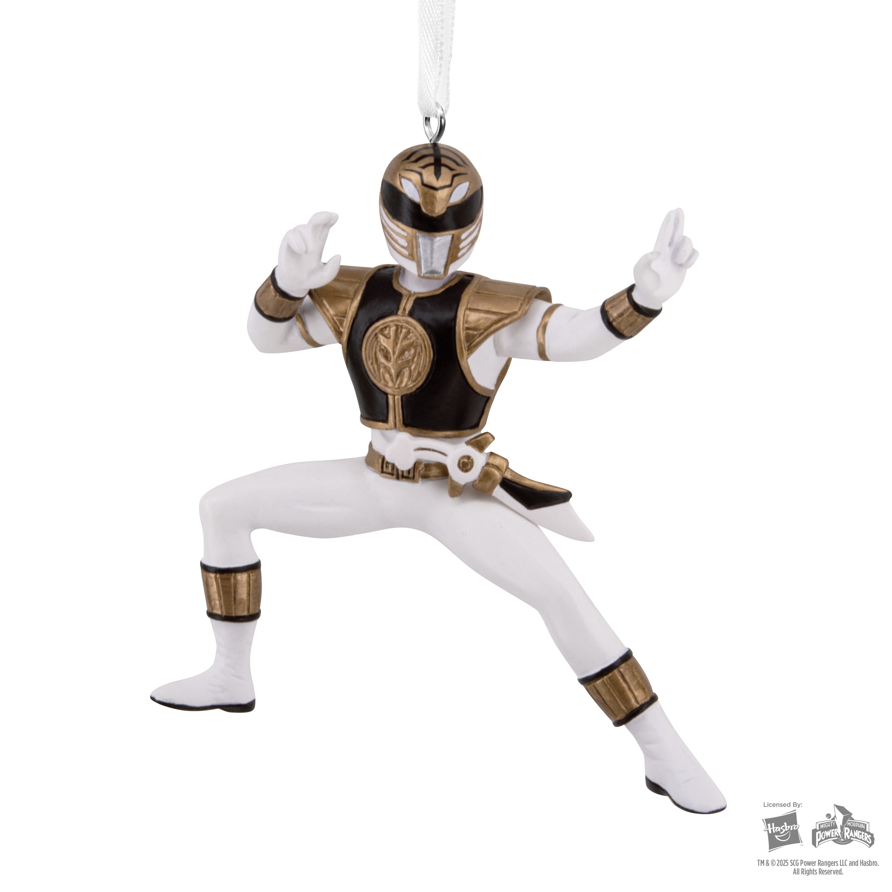 Hallmark Christmas Ornament (Hasbro Power Rangers White Ranger), 1 Count