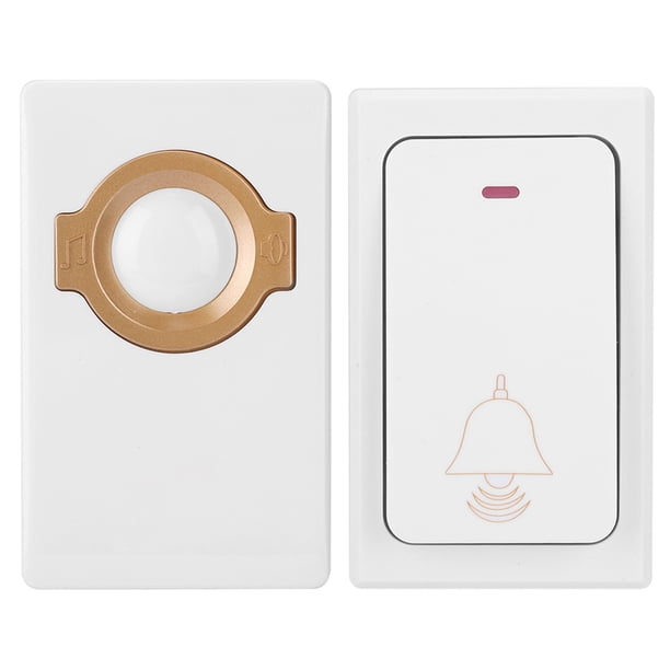 Timbre inalámbrico remoto, juego de timbre inalámbrico, kit de timbre inalámbrico autoalimentado, juego de timbre inalámbrico de alto rendimiento