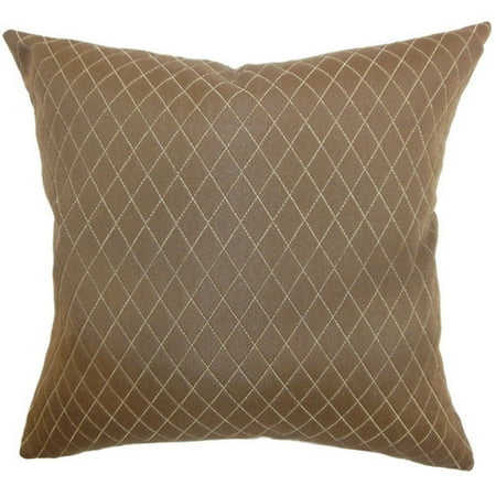 The Pillow Collection Yaana Geometric Linen Throw Pillow Cover