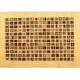 thumbnail image 1 of Ahgly Company Indoor Rectangle Abstract Brown Contemporary Area Rugs, 5' x 7', 1 of 4