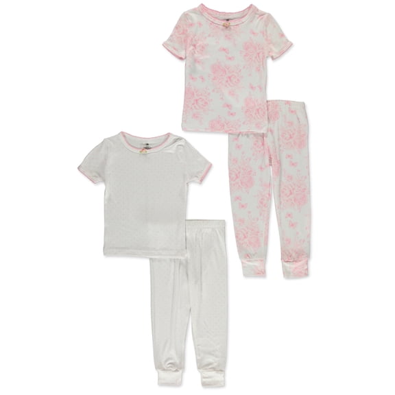Tutu Couture Baby Girls' Four-Piece Pajama Set Color: multi Size: 18 months