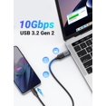 thumbnail image 3 of Adaptador USB a USB C UGREEN de 10 Gbps USB C 3.2 Gen 2 a USB A, 3 of 9