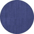 thumbnail image 1 of Ahgly Company Indoor Round Oriental Blue Industrial Area Rugs, 4' Round, 1 of 4