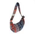 thumbnail image 1 of Bolsos Hobo de lona para mujeres Bolso bandolera de bandolera de lona para mujer con correa ajustable azul + naranja Azul + naranja Magideal Bolsos Hobo de lona para mujeres, 1 of 7