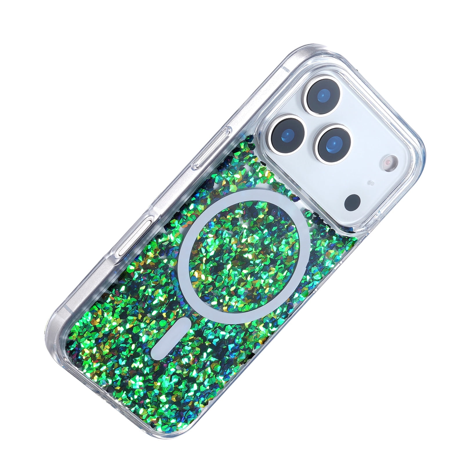 iPhone 17 Pro MagSafe Glitter Case - Green