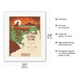 thumbnail image 2 of She Sang Aloha To Me - A Ballad of Hawaii by Joseph B. Carey - Vintage Hawaiian Sheet Music by Leland Stanford Morgan c.1915 - Fine Art Rolled Canvas Print (Unframed) 16in x 20in, 2 of 4