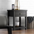 thumbnail image 2 of Hillsdale Harmony Storage Farmhouse Wood Accent Table in Black, 2 of 4