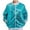 Blue, variant on Men's Sequin Baseball Jacket Fashion Outerwear For Casual Style