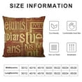 thumbnail image 5 of GOSMITH  Quote Words  Home Decorative Throw Pillow Case Sofa Cushion Cover, 5 of 5