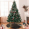 thumbnail image 7 of Picia Streamside Meditating Fox Print Christmas Tree Skirt , Christmas Tree Skirt Ornaments for Merry Christmas Holiday Party Decorations Indoor Outdoor-30", 7 of 7