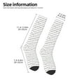 thumbnail image 2 of Susaid Cute Goose Print Thermal Winter Socks for Men and Women, Warm Crew Hiking Socks, for Boots and Outdoor Activities, 2 of 6