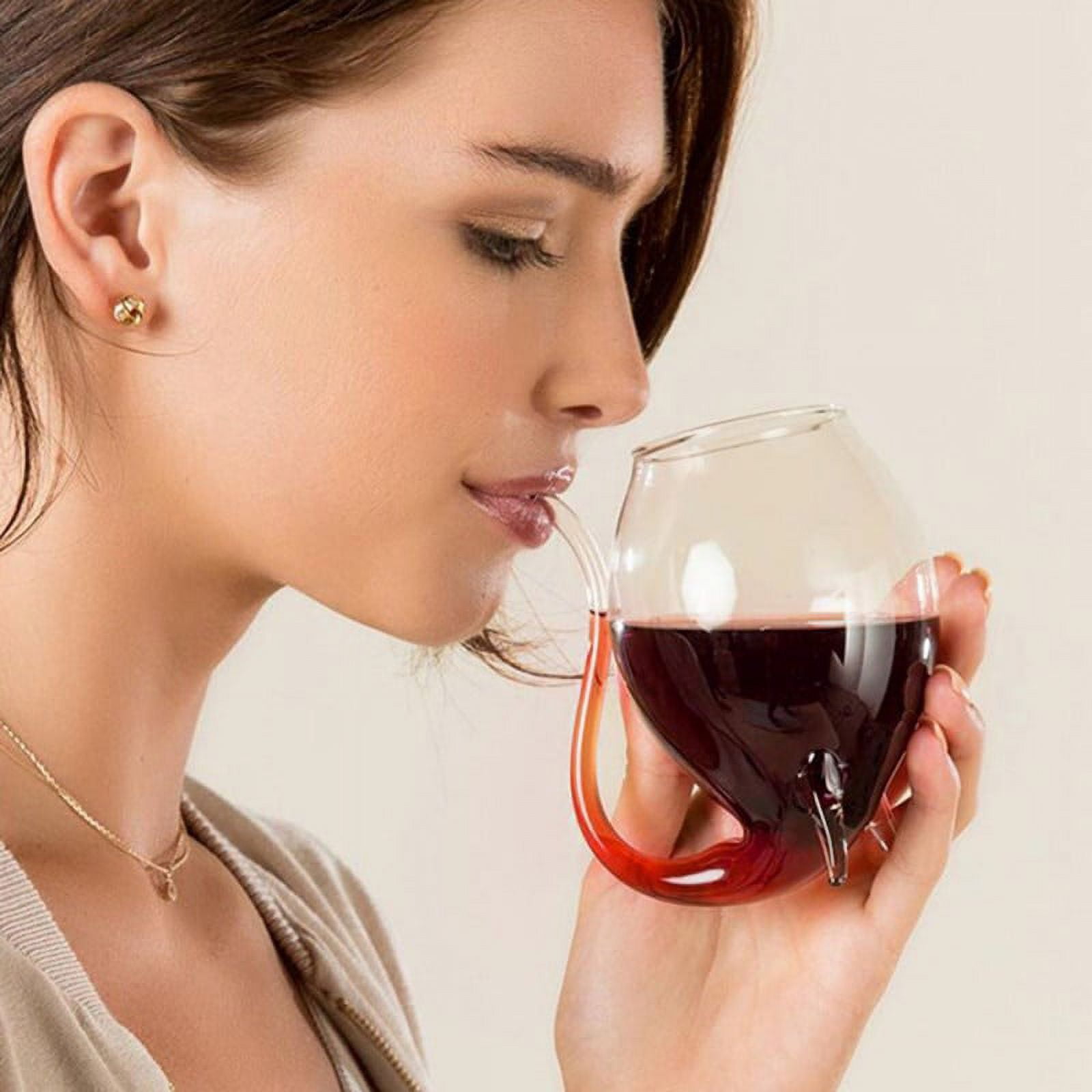 Vine™ - Wine Glass with Straw